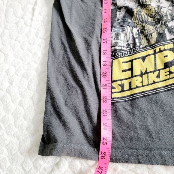 Star Wars retro tee shirt Empire Strikes Back Darth Vader medium top - Picture 4 of 5
